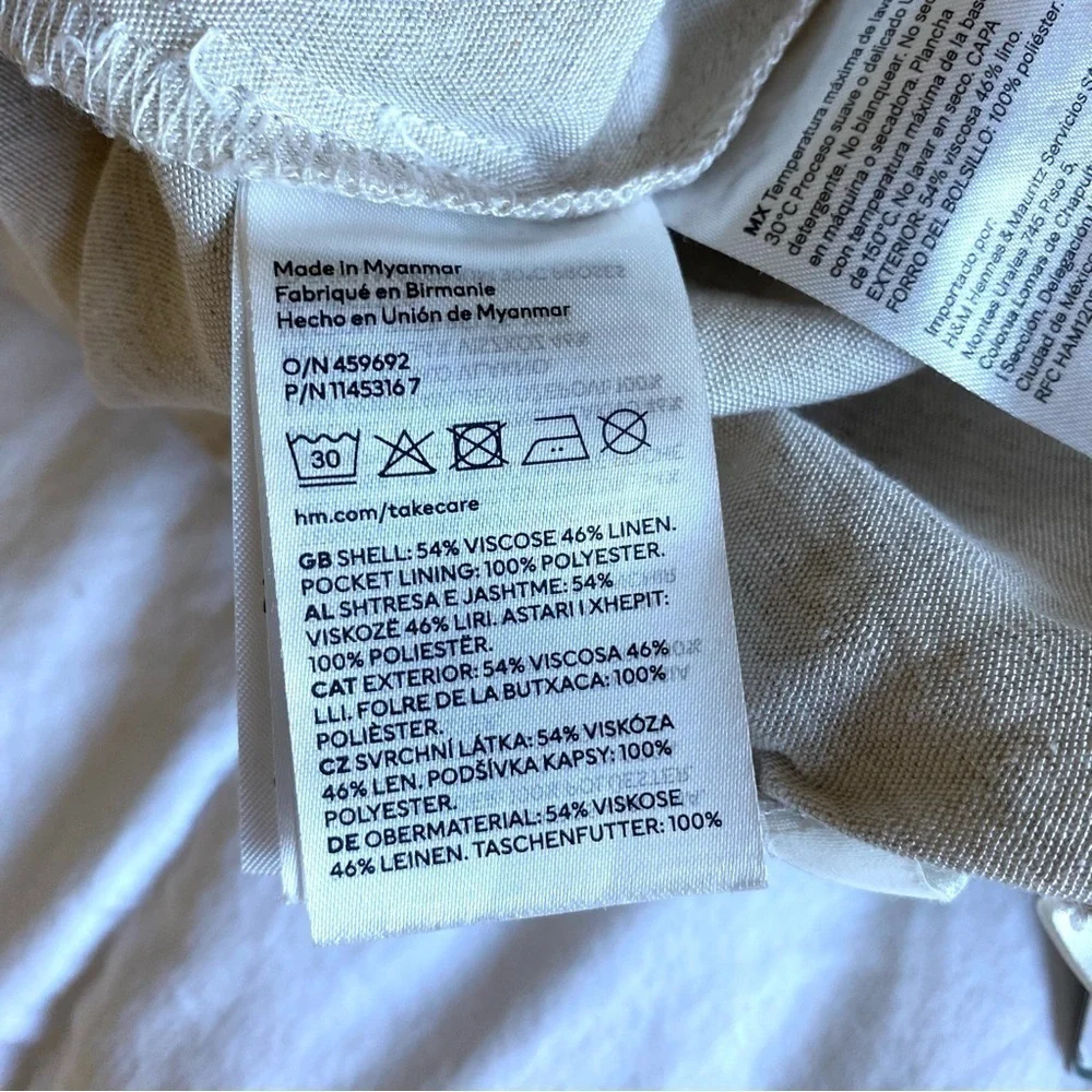 H&M linen blend